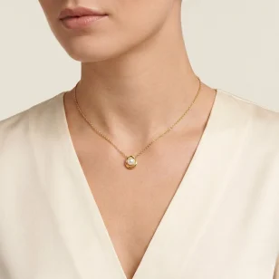 Pozłacany naszyjnik ze stali 304 PerLumea LANs4B